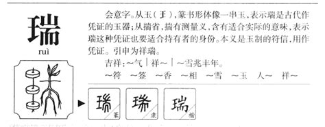 瑞名字意思|瑞字取名寓意及含义 瑞和什么字更搭配